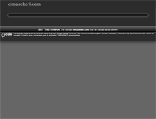 Tablet Screenshot of elmasekeri.com